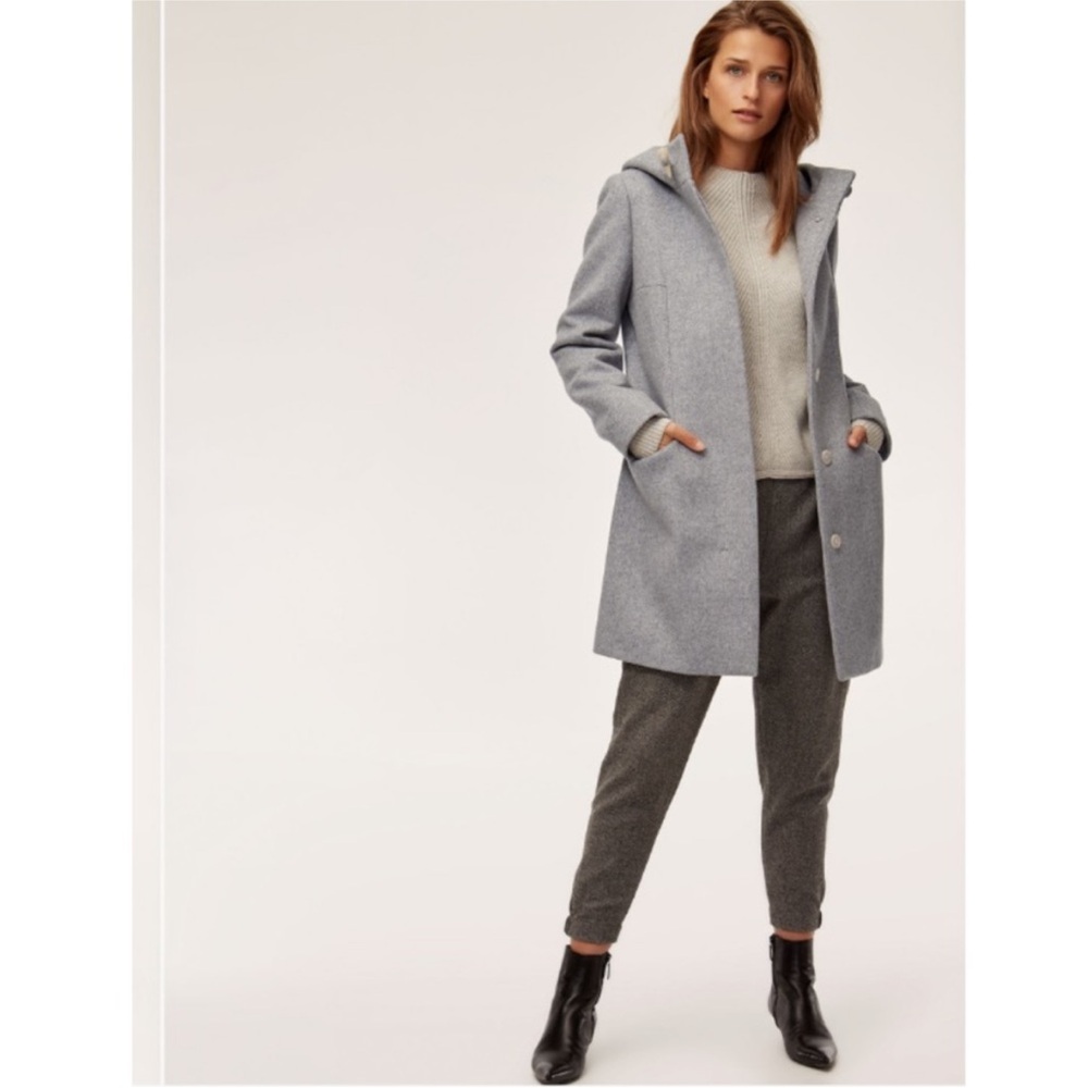 Aritzia Babaton Wool Cashmere Pearce Coat Size Medium